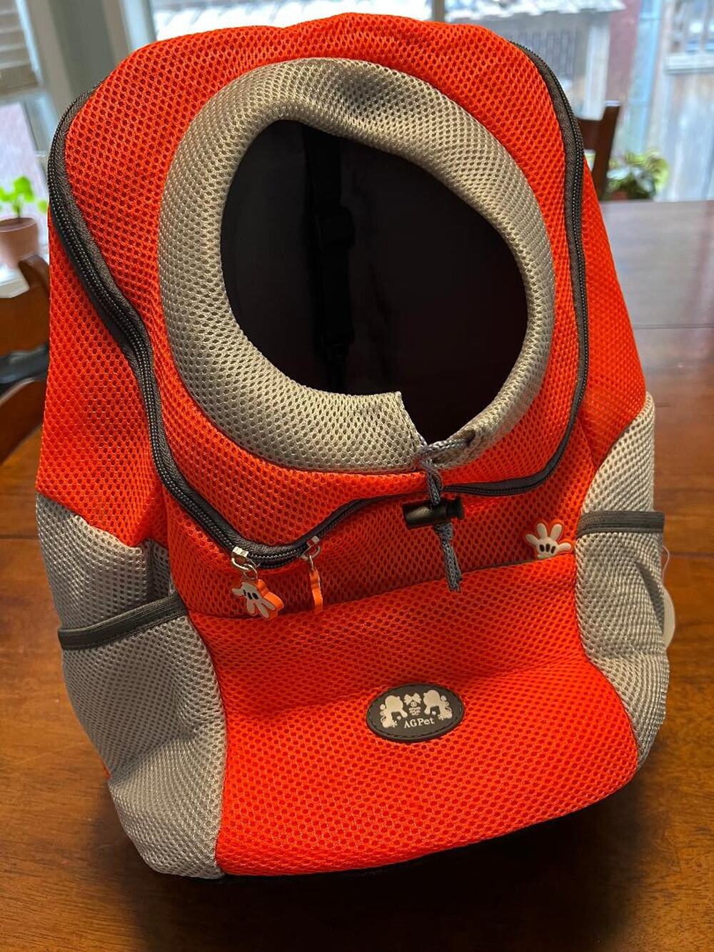 AG Pet Breathable Mesh Pet Backpack Carrier For Dogs Cats Outdoor Travel Large